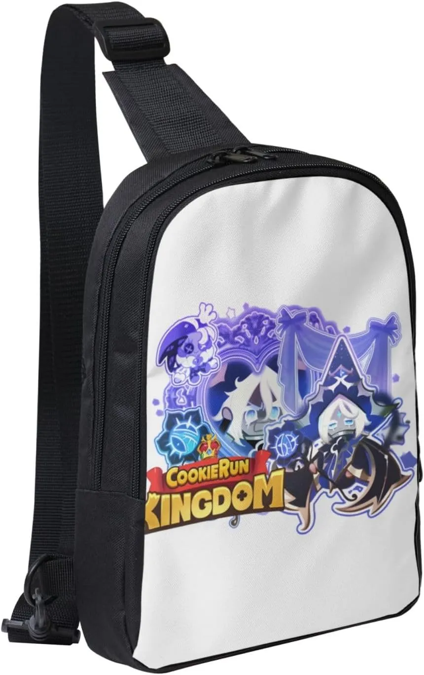 Shadow Milk Cookie Cartoon Print Children'S Sports Casual Fashion Crossbody Bag, Chest Bag