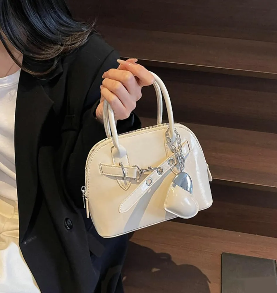 Shell Shaped Crossbody Bags for Women Spring Tote Bag for Women 2025 Designer Handbags Y2k Purse Satchel Sling Bag Trending