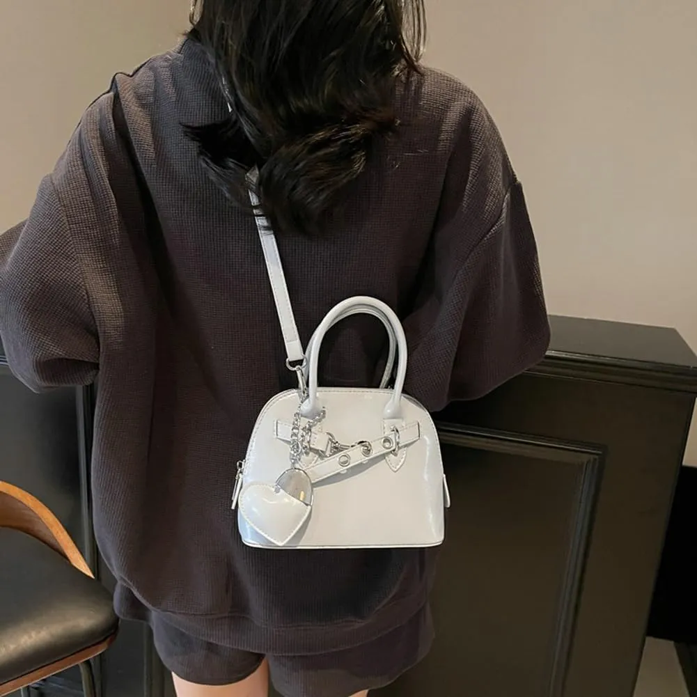 Shell Shaped Crossbody Bags for Women Spring Tote Bag for Women 2025 Designer Handbags Y2k Purse Satchel Sling Bag Trending