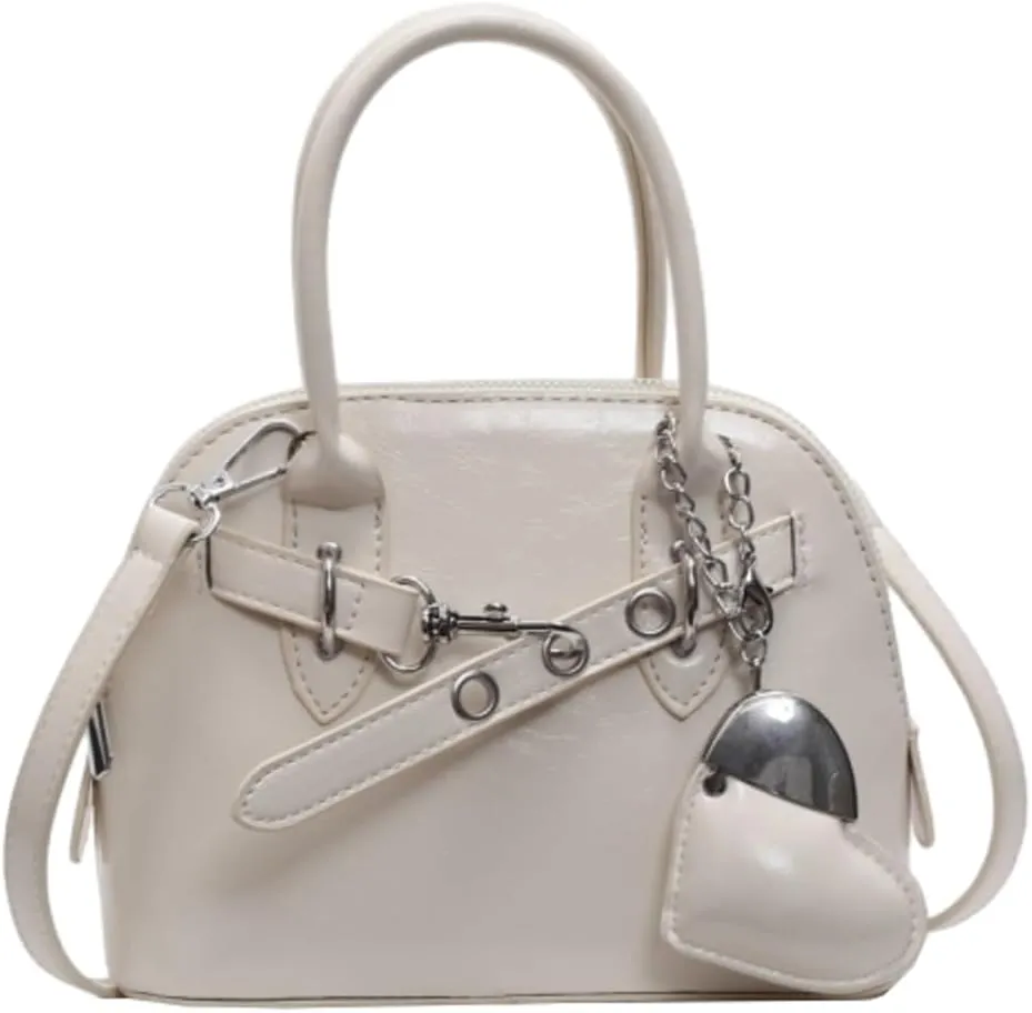Shell Shaped Crossbody Bags for Women Spring Tote Bag for Women 2025 Designer Handbags Y2k Purse Satchel Sling Bag Trending