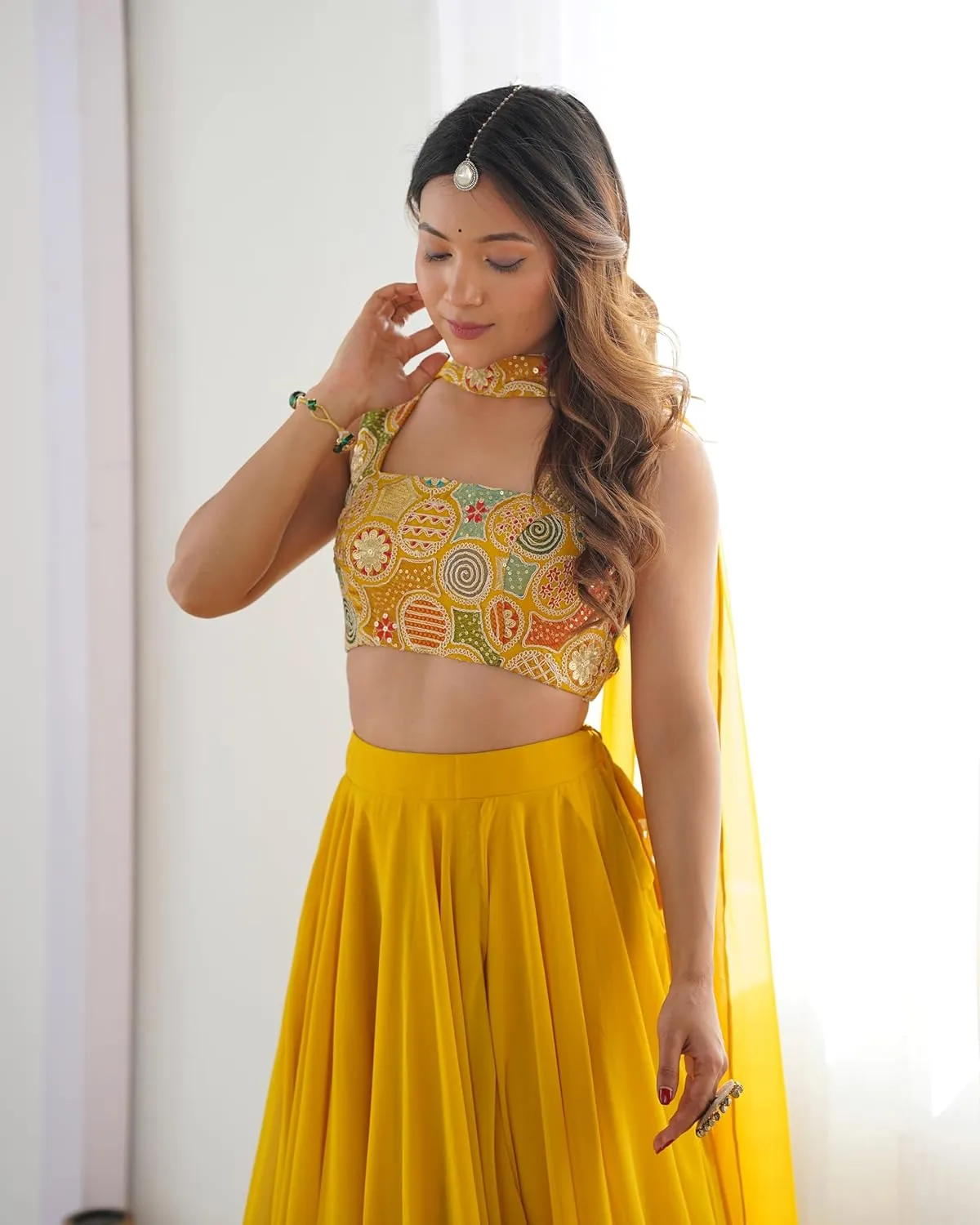 Shiv Collection Indian Style Pure Soft Fox Georgette Lehengha Choli With Dupatta