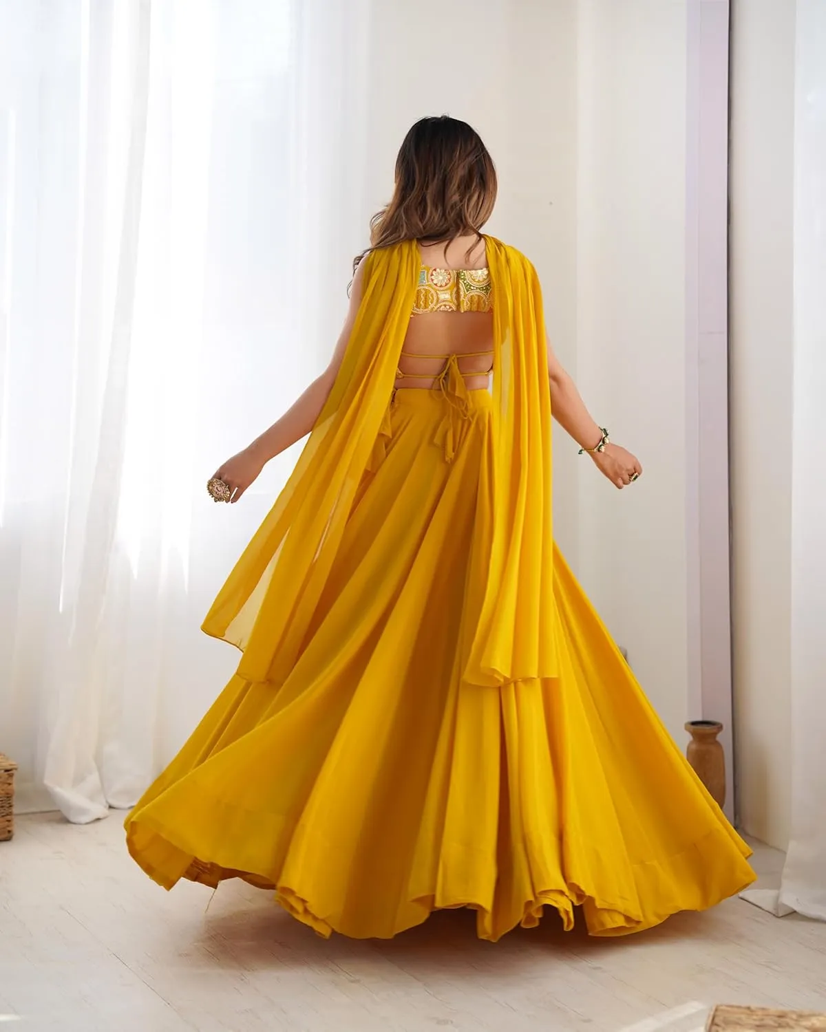 Shiv Collection Indian Style Pure Soft Fox Georgette Lehengha Choli With Dupatta