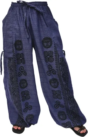 Siamrose Casual Yoga Harem Pants Men Women Baggy Lounge Trousers, 2 Pockets Adjustable Length