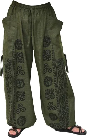 Siamrose Casual Yoga Harem Pants Men Women Baggy Lounge Trousers, 2 Pockets Adjustable Length