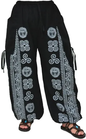 Siamrose Yoga Harem Pants Men Women Baggy Casual Lounge Trousers Adjustable Length 2 Pockets