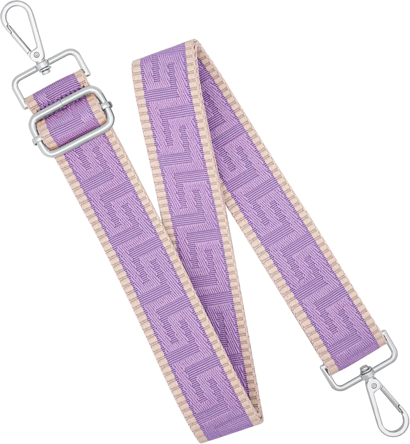Silver Hardware Purse Strap,Replacement Crossbody Adjustable Shoulder Strap for Handbag Bag