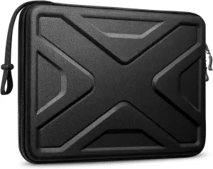SITHON Hard Shell Laptop Sleeve Case for 11.6-inch Chromebook, Shock Absorption Computer Carrying Bag for 11.6” Samsung Chromebook 4/3/2, 12.4” Surface Laptop, 11.6'' Lenovo/Acer/HP Ultrabook (Black)