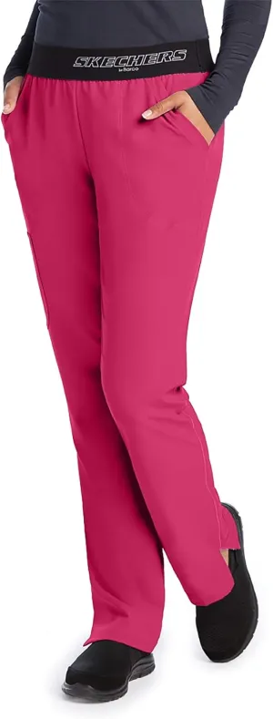 Skechers 3-Pocket Logo Waist Vitality Scrub Pant for Women