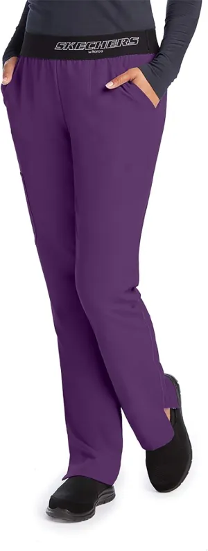 Skechers 3-Pocket Logo Waist Vitality Scrub Pant for Women