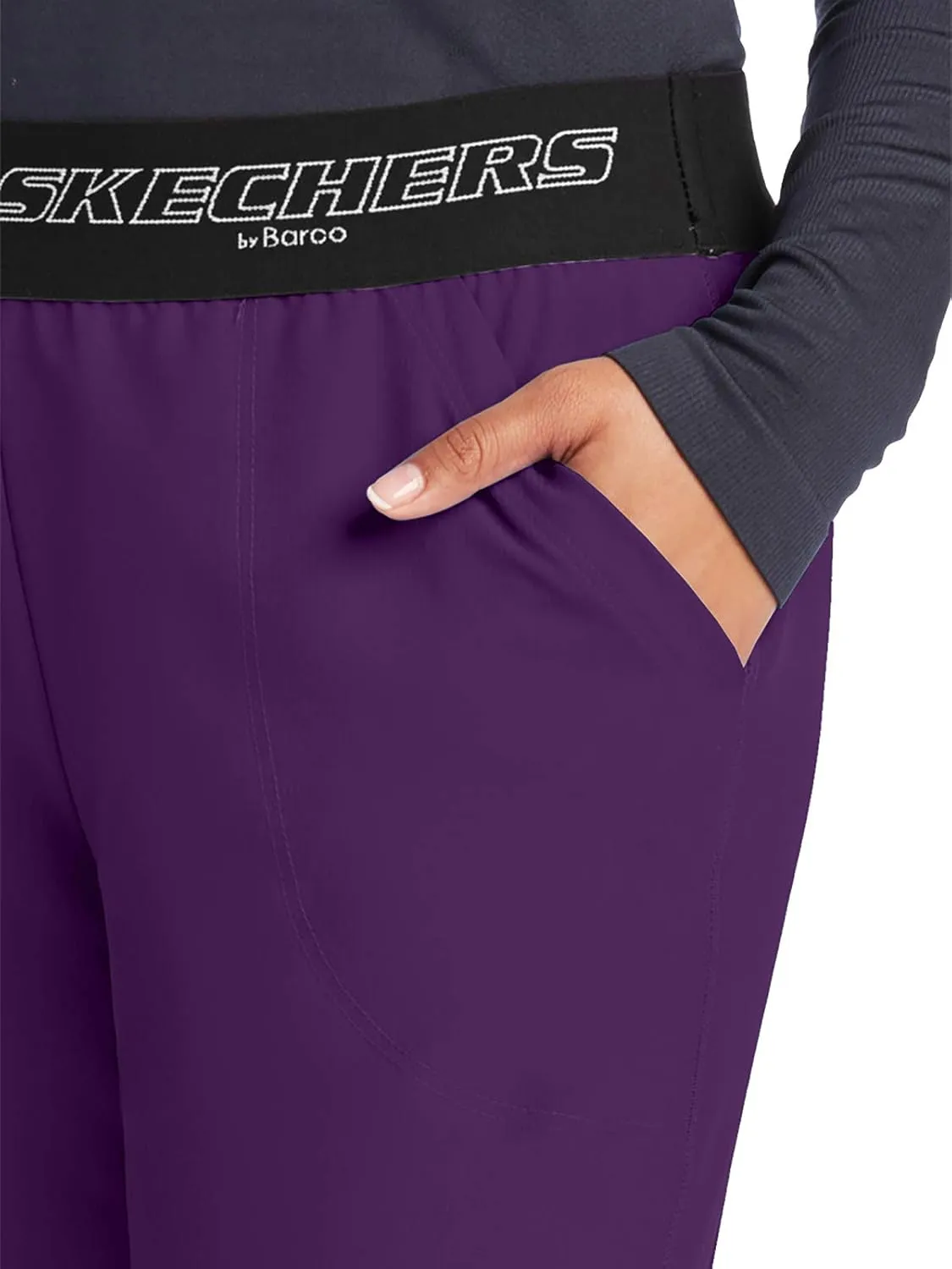 Skechers 3-Pocket Logo Waist Vitality Scrub Pant for Women