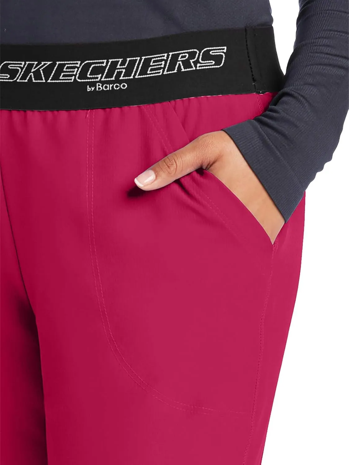 Skechers 3-Pocket Logo Waist Vitality Scrub Pant for Women