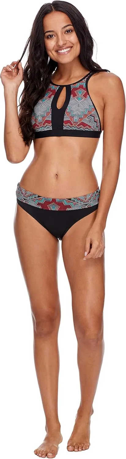 SKYE Women's Standard Mid Waist Full Coverage Bikini Bottom Swimsuit