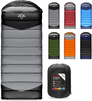 Sleeping Bags for Adults Kids Cold Weather & Warm, Backpacking Camping 0 Degree Winter Sleeping Bag for Girls Boys, Big and Tall, Lightweight Compact 3-4 Season Outdoor Indoor