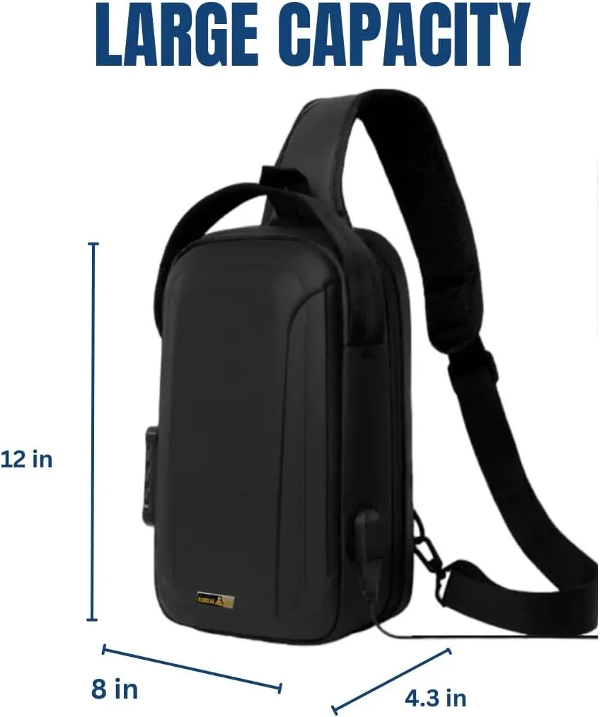 Sling Chest Bag for Men - Crossbody Man Purse