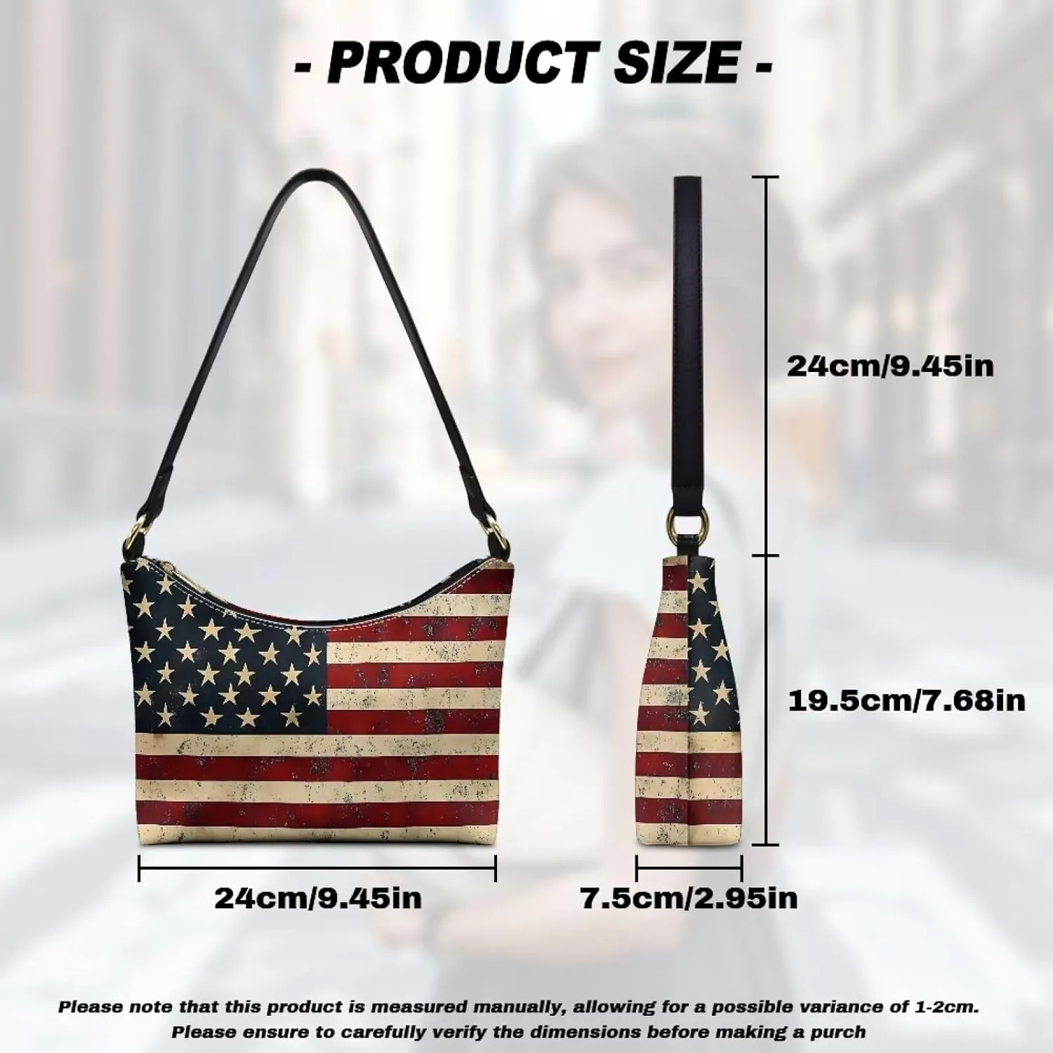 Small Crescent Shoulder Bag Underarm Purse for Women Ladies Lightweight Pu Leather Tote Bag Clutch Handbag Travel