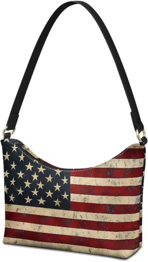 Small Crescent Shoulder Bag Underarm Purse for Women Ladies Lightweight Pu Leather Tote Bag Clutch Handbag Travel