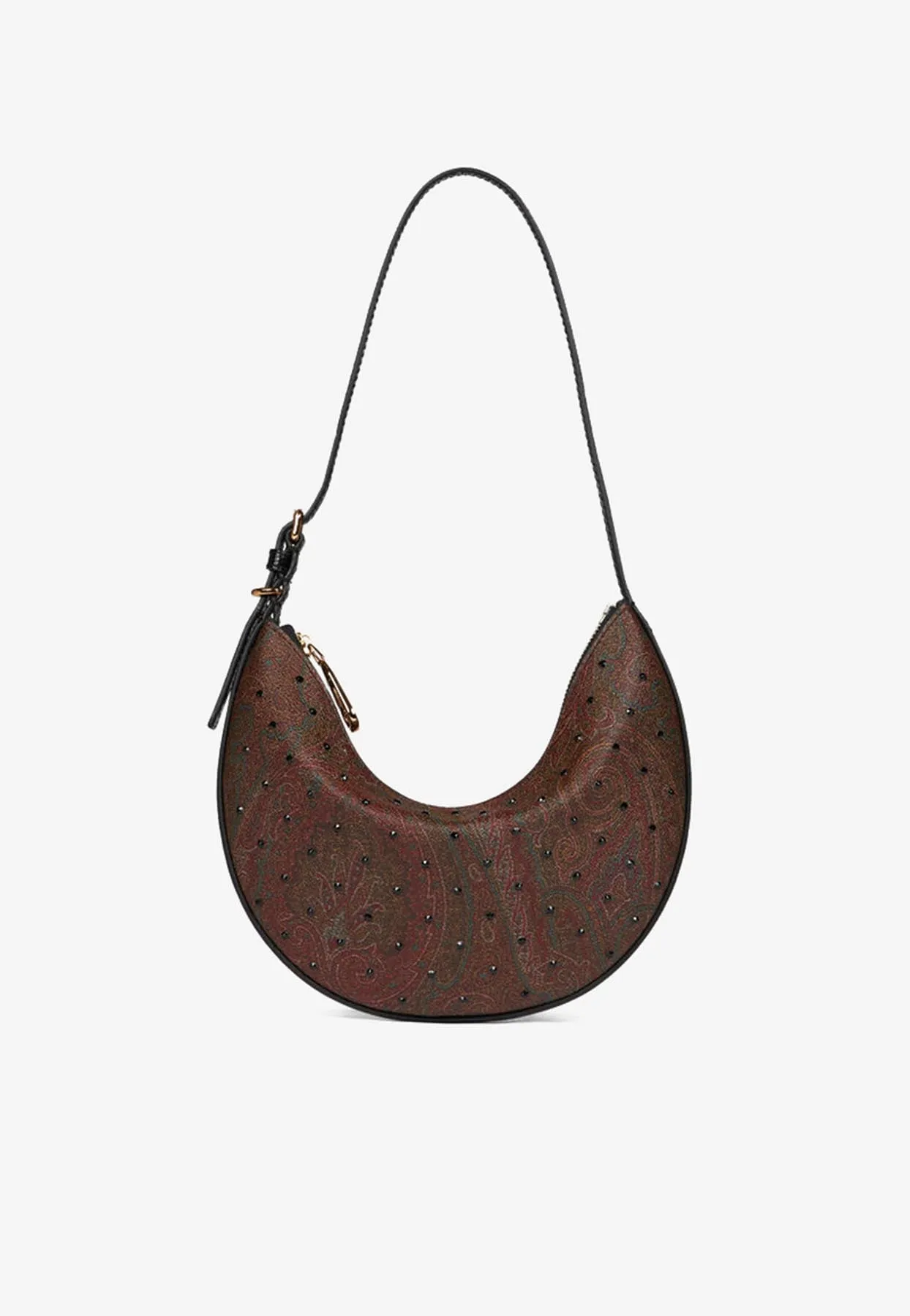 Small Essential Paisley Jacquard Hobo Bag