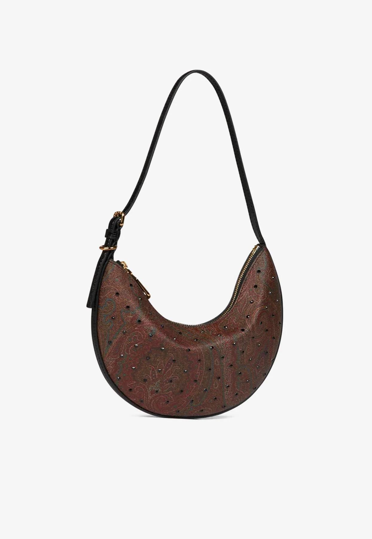 Small Essential Paisley Jacquard Hobo Bag