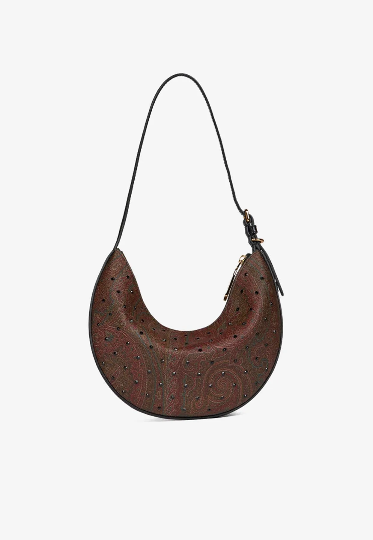 Small Essential Paisley Jacquard Hobo Bag