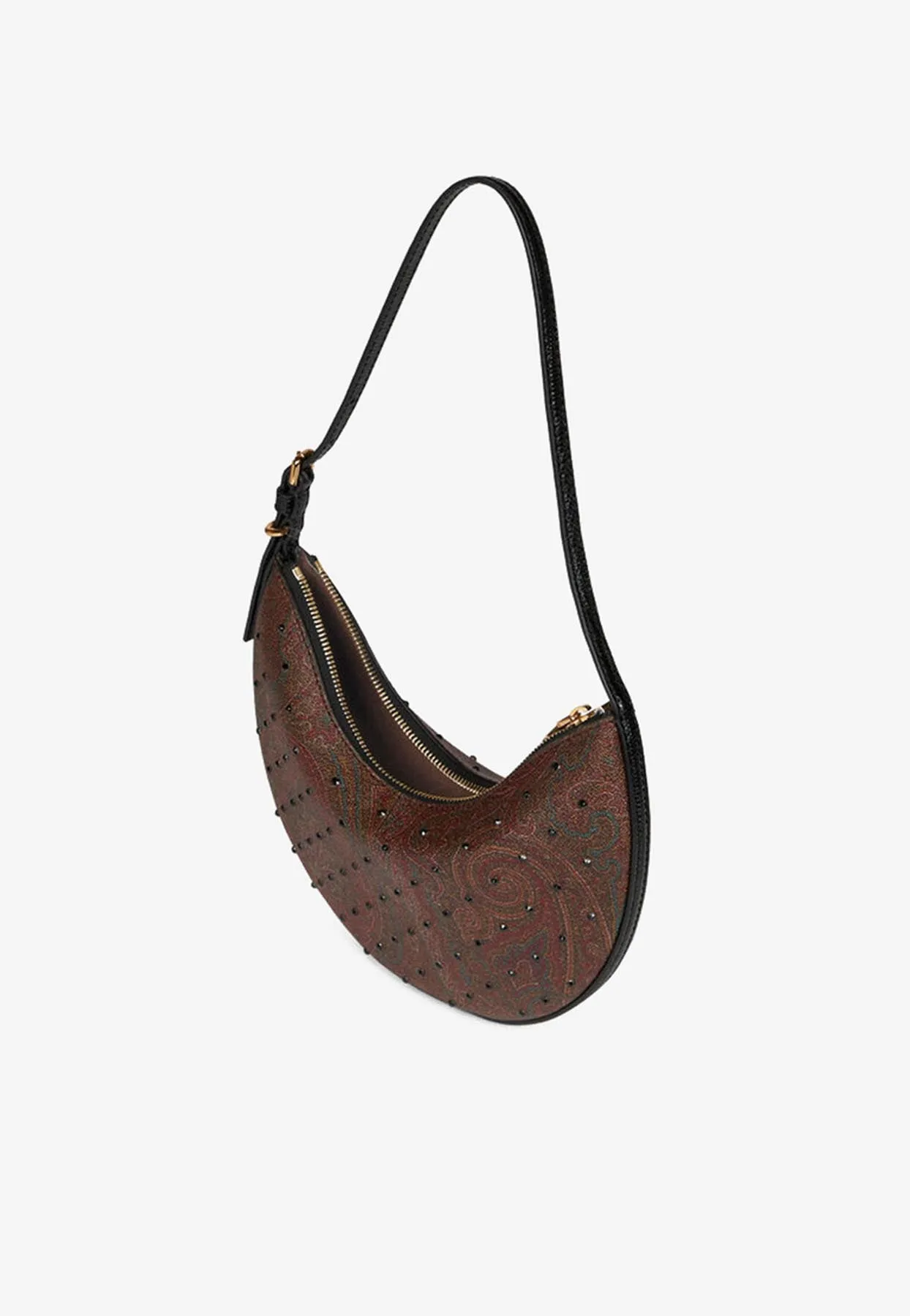 Small Essential Paisley Jacquard Hobo Bag