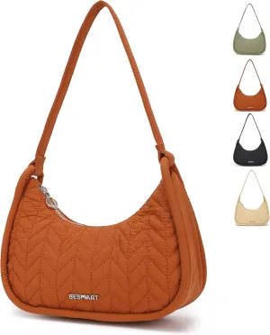 Small Handbag Shoulder Bag for Women/Ladies, Trendy Armpit Bag Quilted Underarm Bag Jacquard Evening Bag