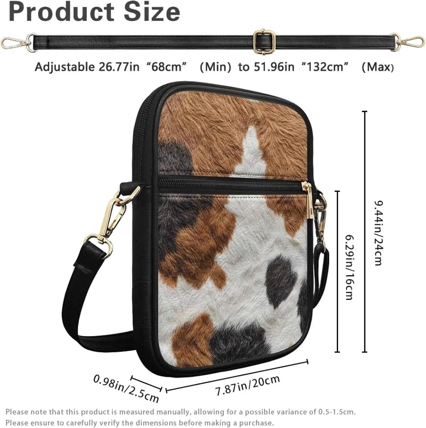 Small Messenger Bag for Women Crossbody with Zipper Closure Fashion Tote Bag for Women Leather
