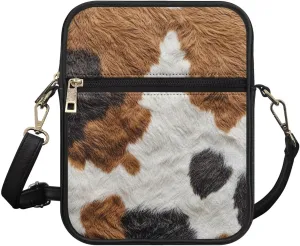 Small Messenger Bag for Women Crossbody with Zipper Closure Fashion Tote Bag for Women Leather