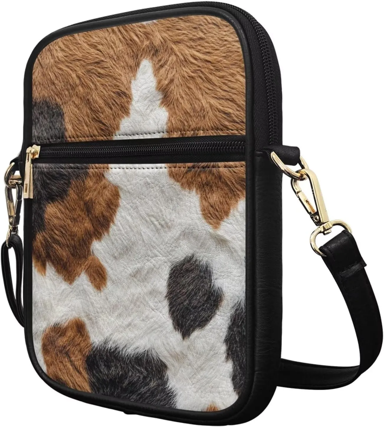 Small Messenger Bag for Women Crossbody with Zipper Closure Fashion Tote Bag for Women Leather