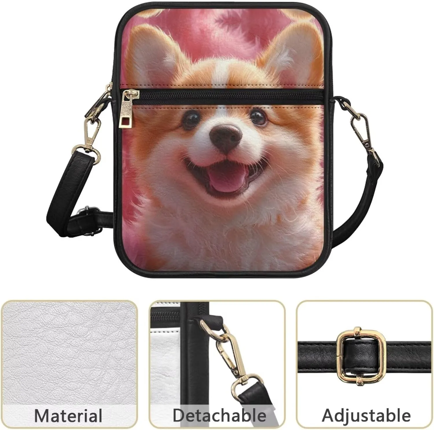Small Messenger Bag Purse Lightweight Small Satchel Cell Phone Purses Travel Pouch Shoulder Bag for Women