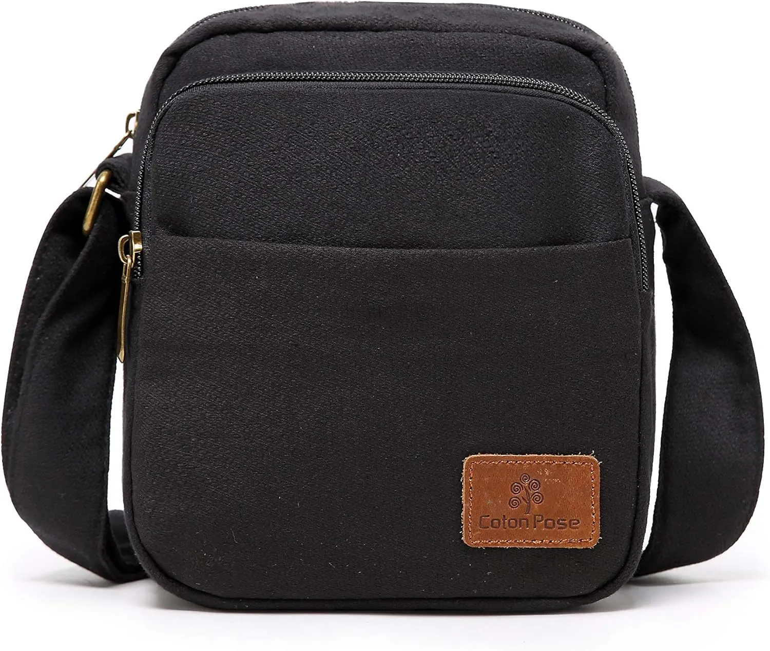 Small Mini Hippie Crossbody Bag Top Zip Canvas Sling Bag Jacquard cloth Hobo Handmade Bags