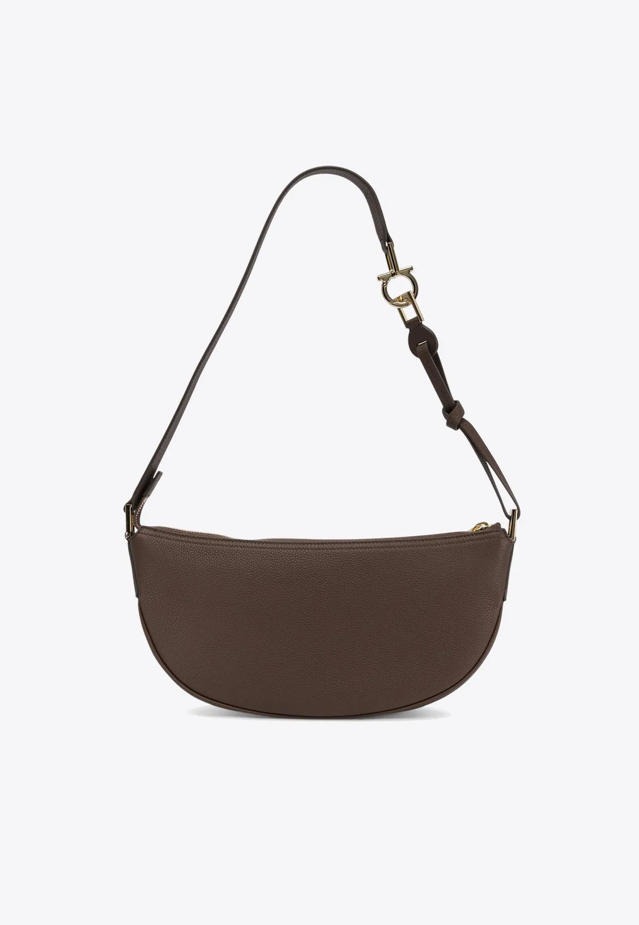 Small Smile Hobo Bag in Leather