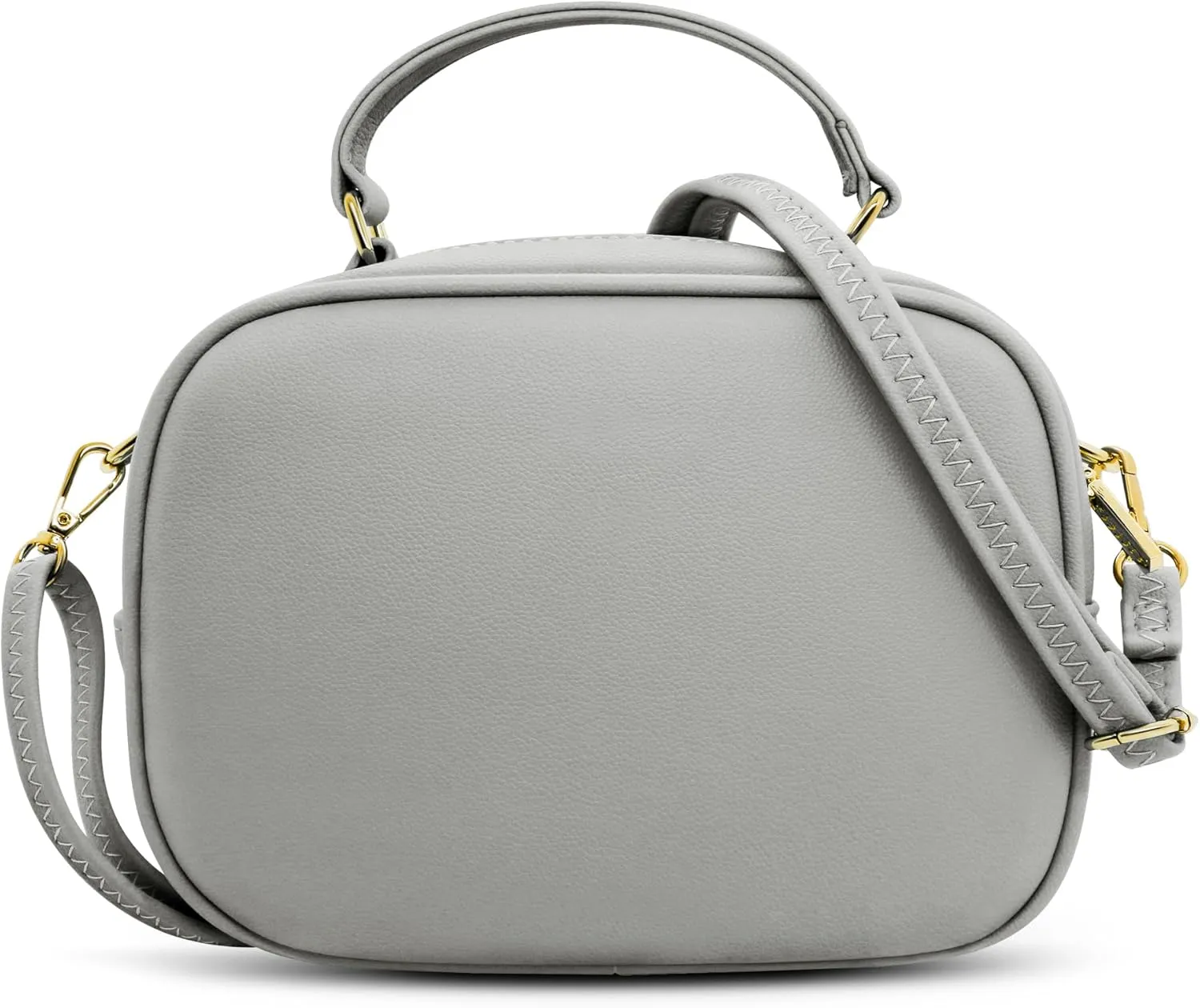 Small Top Handle Satchel Crossbody Bags for Women Cute Purses Vegan Leather Handbags Messenger Waterproof Candy Color Purse
