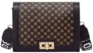 Small Vinnbtage Pliaid Shoulder Bag with Chimc Designer Crossbody