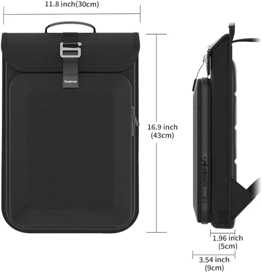 Smatree Business Laptop Backpack, Travel Slim Laptop Bag for 13.6 inch Macbook Air 2025/2024, 14-16 inch Macbook Pro M3 2024/13inch Surface Pro 8/Acer Aspire 5/HP OMEN 15/Acer Nitro 5 15.6 inch
