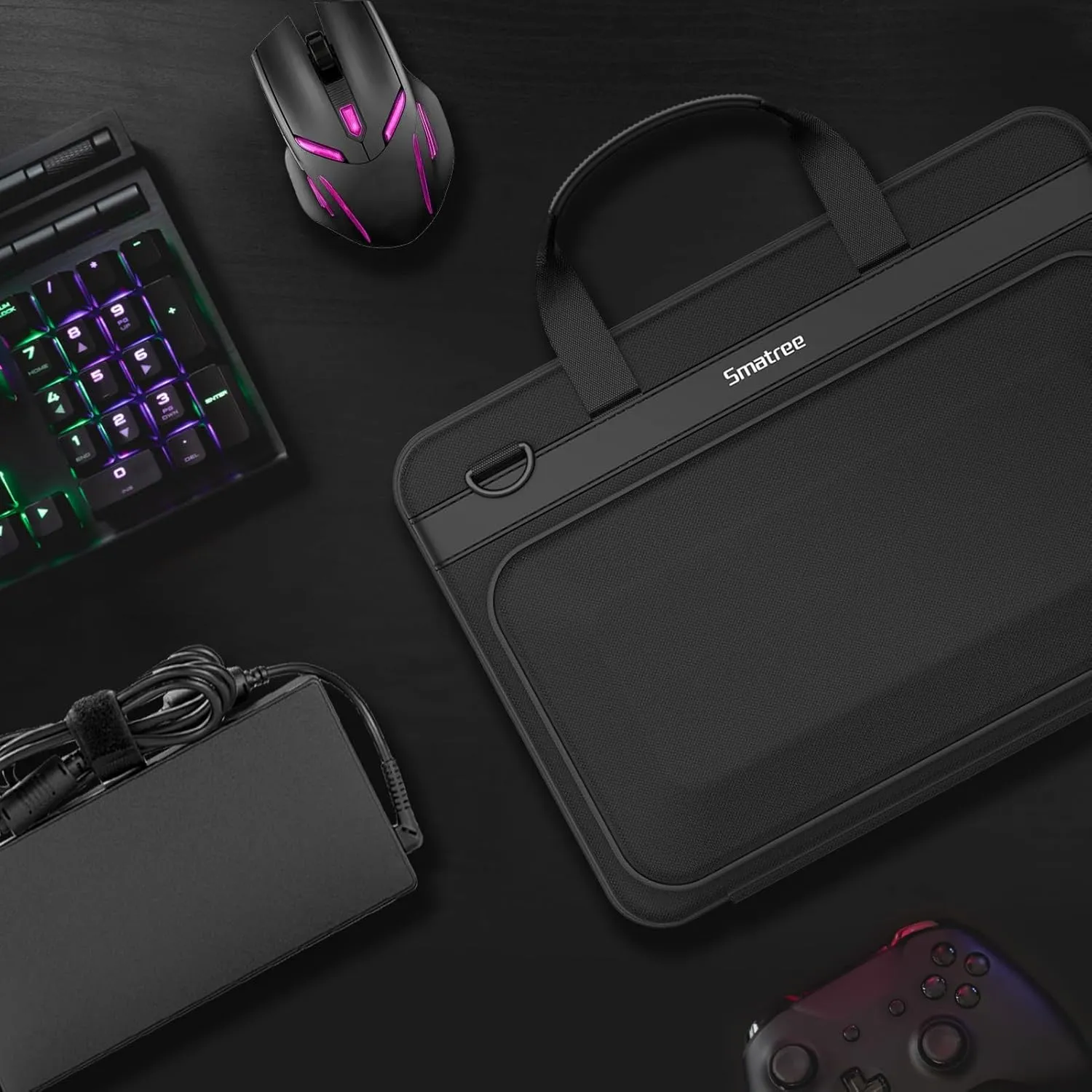 Smatree Heavy Duty Hard Carry Case Compatible for 15.6 inch ASUS ROG Strix SCAR 15 2022 G533/2021 Gaming Laptop, for 15.6 inch ASUS ROG Strix G15 2022 G513/2021 Gaming Laptop Waterproof Handbag(A800)
