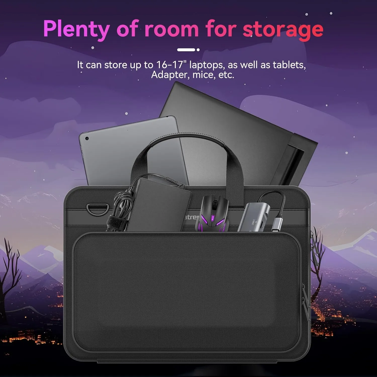 Smatree Heavy Duty Hard Carry Case Compatible for 15.6 inch ASUS ROG Strix SCAR 15 2022 G533/2021 Gaming Laptop, for 15.6 inch ASUS ROG Strix G15 2022 G513/2021 Gaming Laptop Waterproof Handbag(A800)