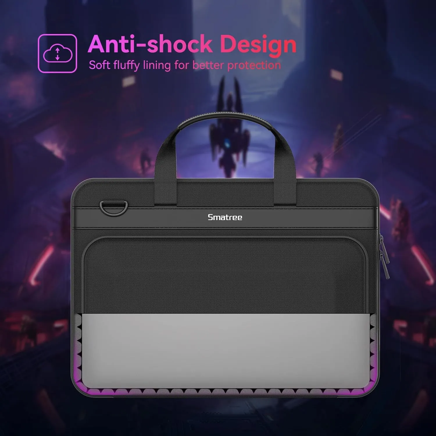 Smatree Heavy Duty Hard Carry Case Compatible for 15.6 inch ASUS ROG Strix SCAR 15 2022 G533/2021 Gaming Laptop, for 15.6 inch ASUS ROG Strix G15 2022 G513/2021 Gaming Laptop Waterproof Handbag(A800)