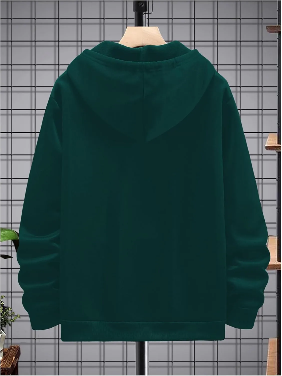 SOLY HUX Men's Floral Print Casual Graphic Hoodies Drawstring Long Sleeve Pullover Sweatshirt