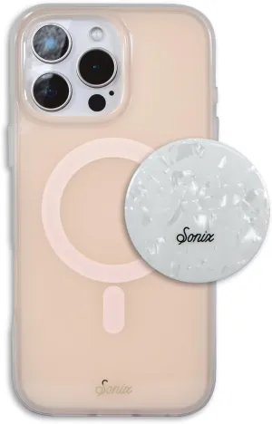 Sonix Case   Phone MagLink Snap Grip (Pearl Tort) for MagSafe iPhone 16 Pro Max | Jelly Apricot