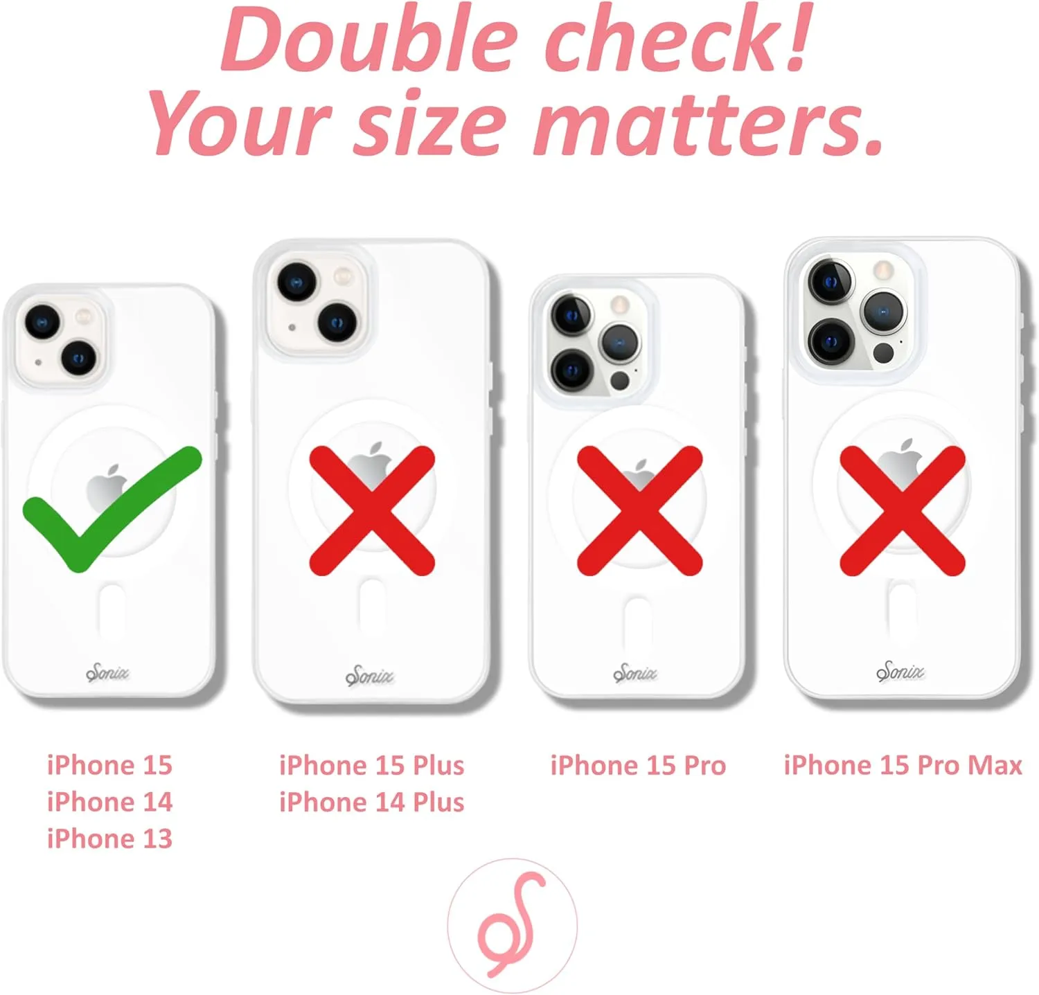 Sonix Protective Phone Case for iPhone 15, 14, 13 | Compatible with MagSafe | 10ft Drop Tested | Bleu Toile