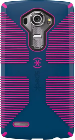 Speck Products CandyShell Grip Case for LG G4 - Frustration-Free Packaging - Deep Sea Blue/Lipstick Pink