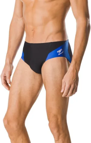 Speedo Men's Swimsuit Brief Endurance  Splice Team Colors