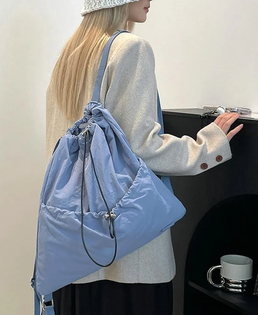Sports New Drawstring Backpack Gym Bag for Women Men, Water-Resistant Drawstring Bag for Workout Travel