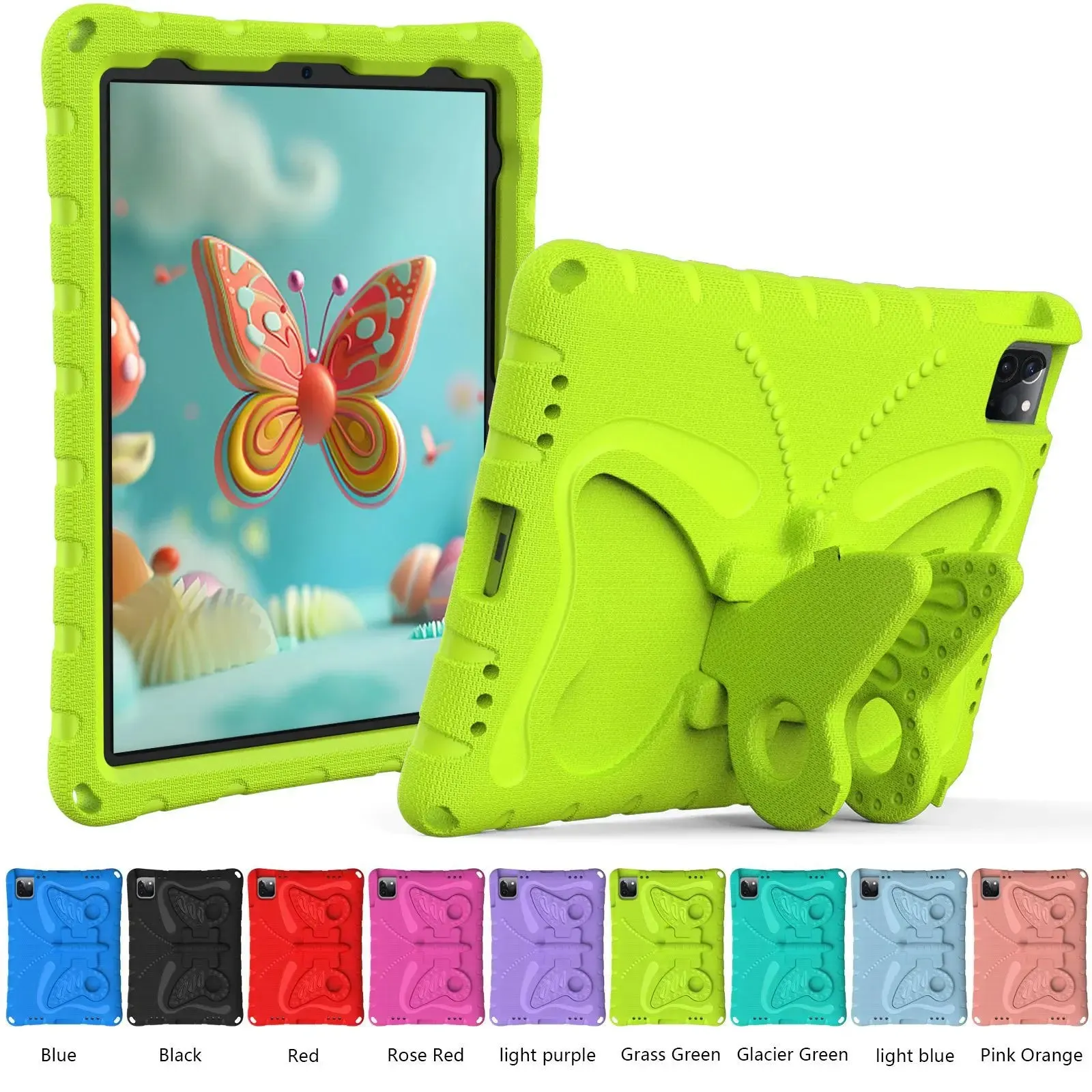 Stand Cases EVA Kids Case for iPad Pro 11 12.9 13 Shockproof Cover iPad 10.2 10.9 7 8 9 10th Gen Shell iPad Air 4 5 6 Mini 1 2 3