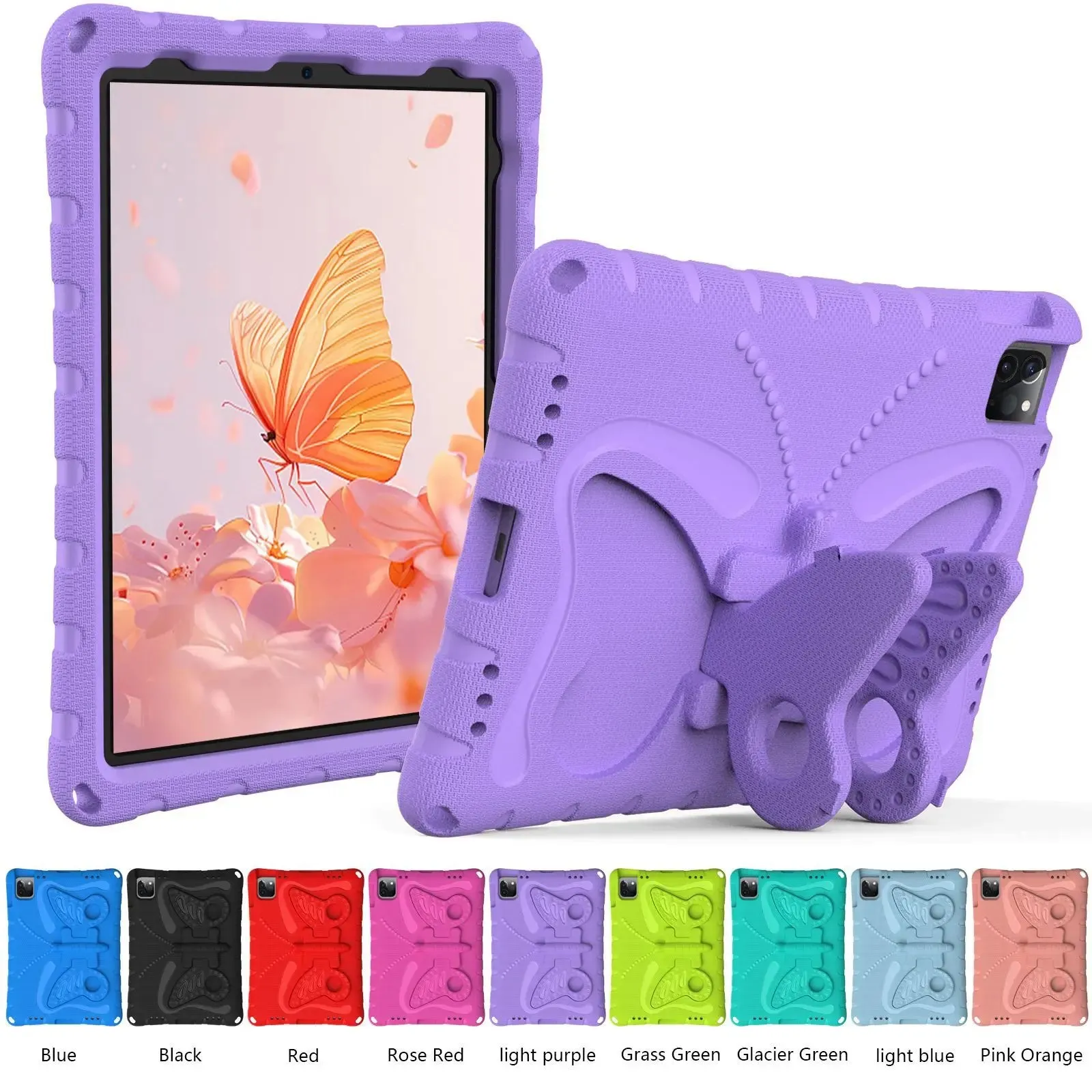 Stand Cases EVA Kids Case for iPad Pro 11 12.9 13 Shockproof Cover iPad 10.2 10.9 7 8 9 10th Gen Shell iPad Air 4 5 6 Mini 1 2 3