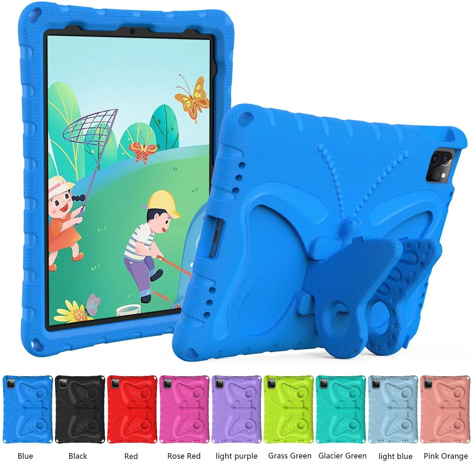 Stand Cases EVA Kids Case for iPad Pro 11 12.9 13 Shockproof Cover iPad 10.2 10.9 7 8 9 10th Gen Shell iPad Air 4 5 6 Mini 1 2 3