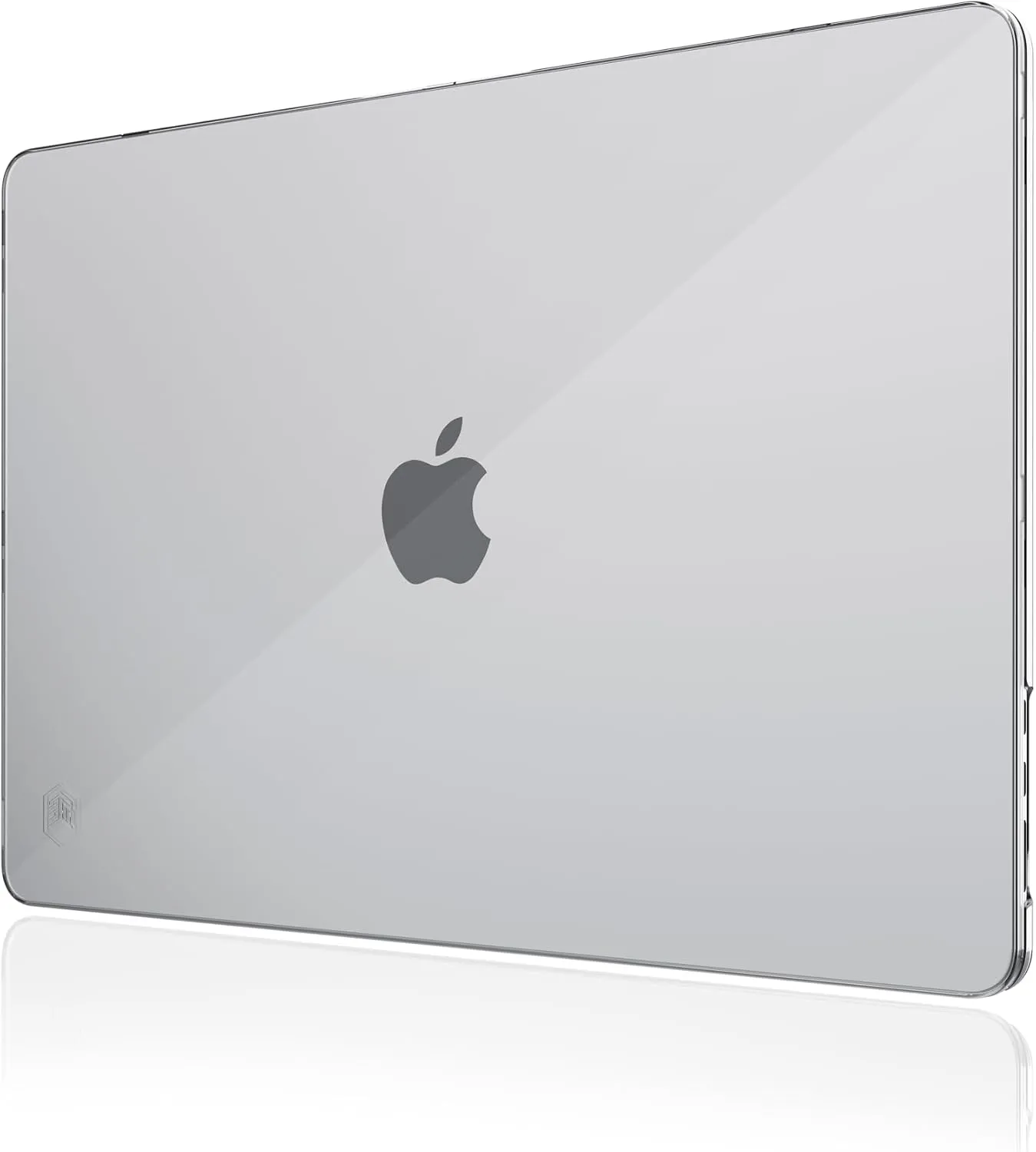 STM Studio for MacBook Air 15 inch Retina M3 & M2, Lightweight Protective Shell, Anti-Slip Raised Textured Feet, Vent Openings for Heat Dissipation, Form-Fitting MacBook Air 15 inch Case - Clear