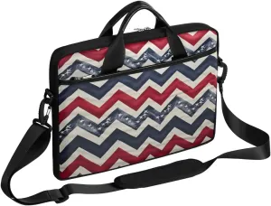 Stripes Flag Stars 15 Inch Laptop Bag Laptop Shoulder Bag Computer Cases for Laptops or Tablets