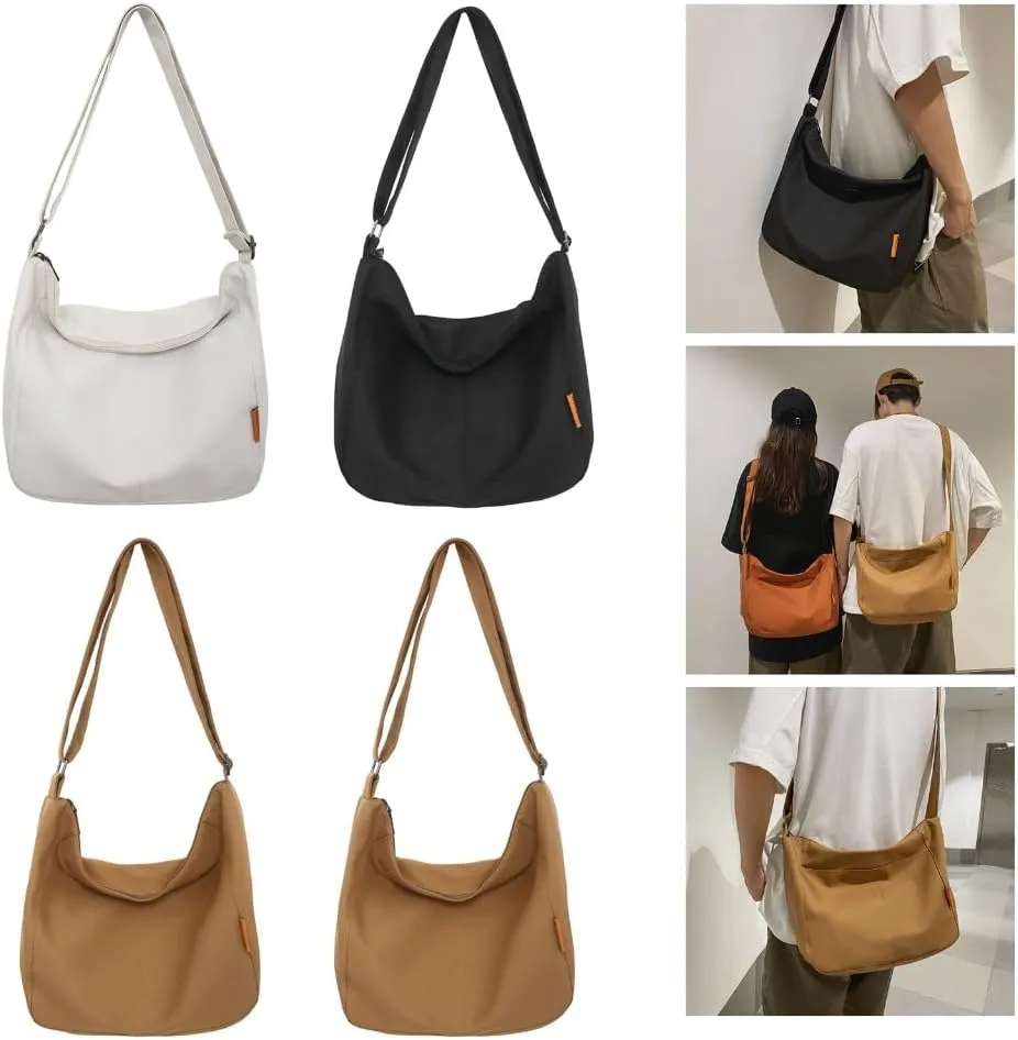 Stylish and Spacious Women's Nylon Shoulder Bag Messenger Crossbody Bags Perfect for Everyday Use