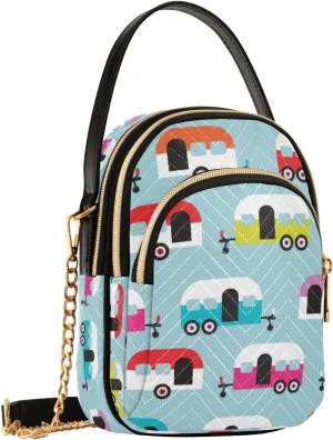 SUABO Crossbody Bag for Women, Cute Phone Purse Detachable Chain Bag Shoulder Handbag Wallet